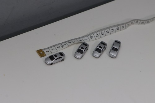Gauge cars x4 silver - n,